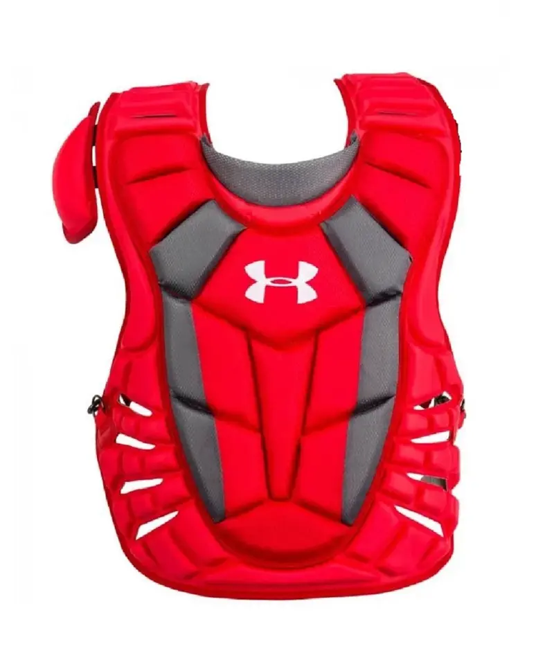 Under Armour Charged Converge Pro Youth Chest Protector – Scarlet, Ages 12–16 1