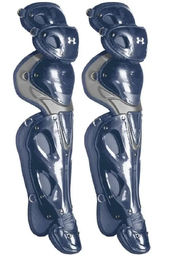 Under Armour Converge Youth Pro Leg Guards – 14.5" Navy 1