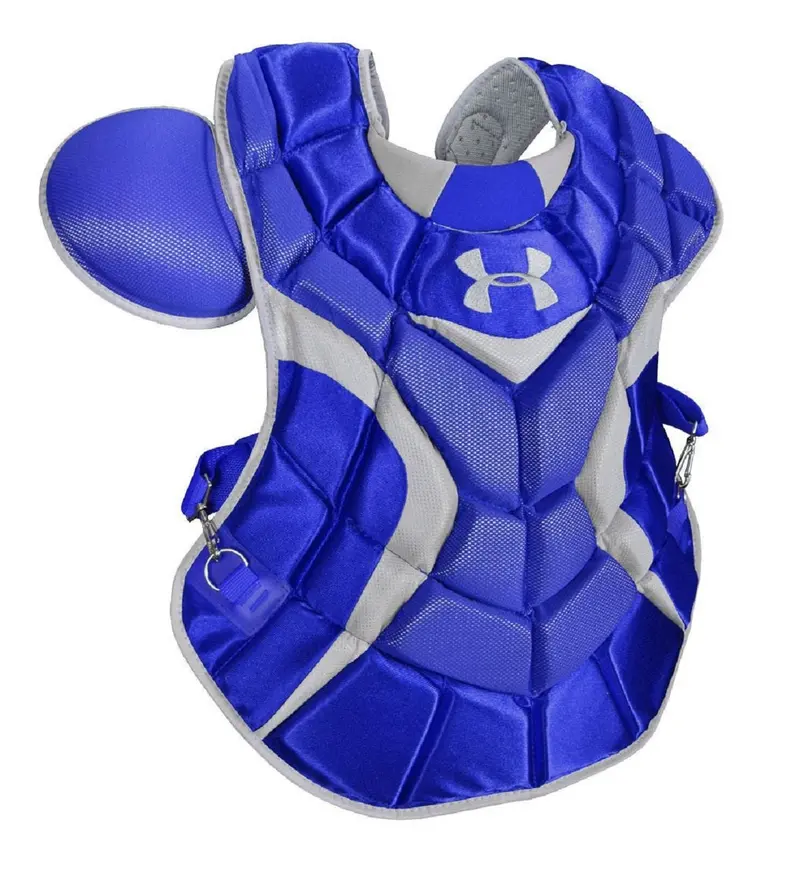 Under Armour Pro Adult Chest Protector – 16.5" Royal Blue, Tournament-Ready 1