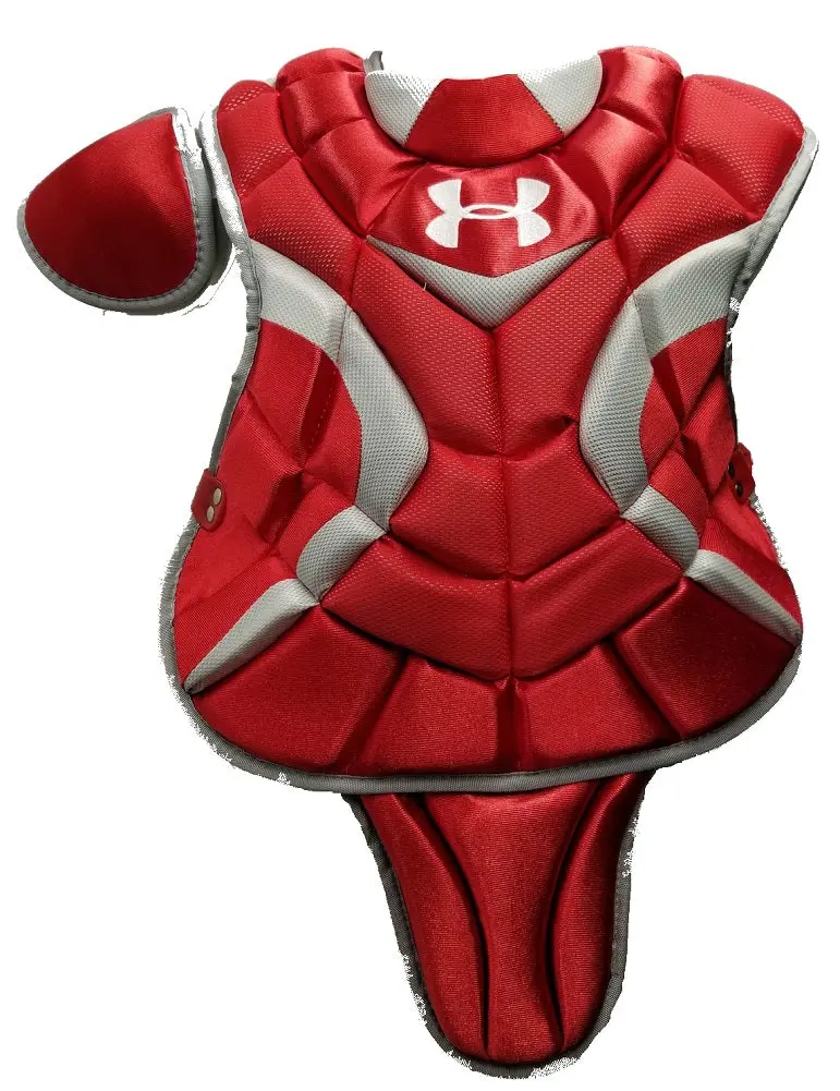 Under Armour Victory Catcher'S Chest Protector – 14.5" Scarlet, Ages 12–16 1