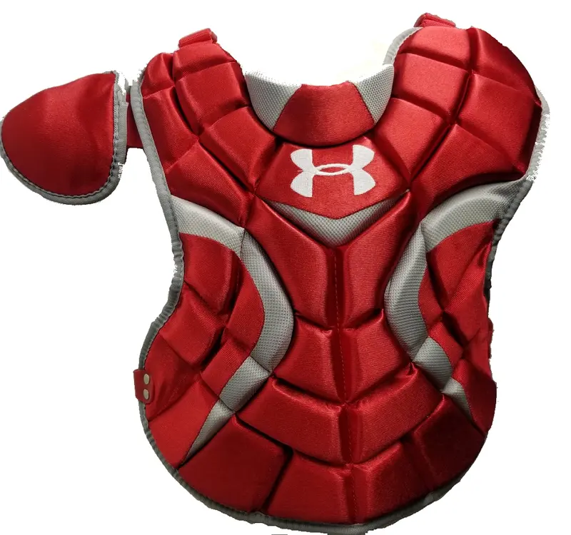 Under Armour Youth Girls’ Pro Chest Protector – Scarlet, 13.5 Inches 1