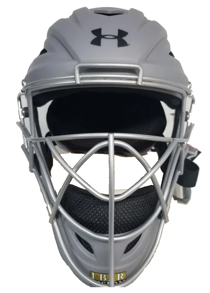 Under Armour Youth Pro-Style Catcher Helmet – Graphite Matte, Ages 7–12 1