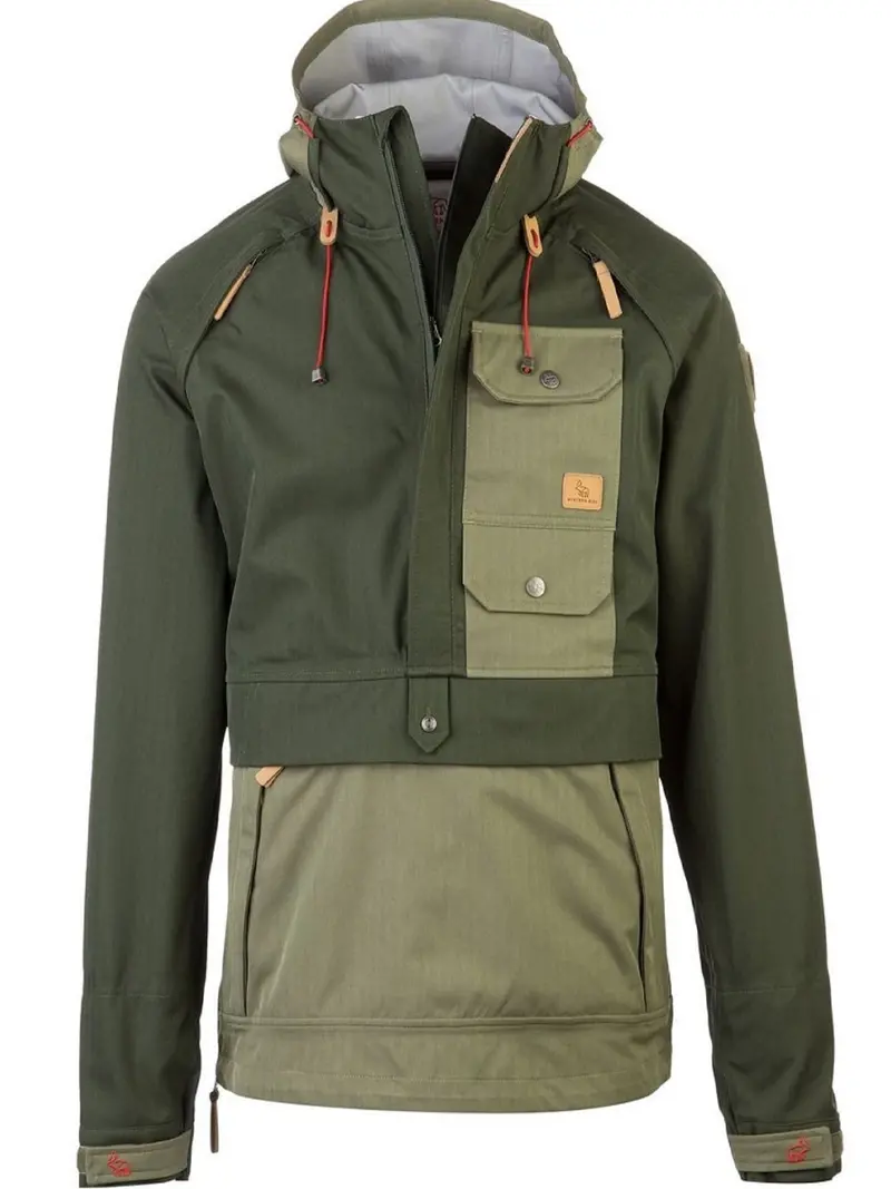 Western Rise Bitter Creek Men’S Anorak Jacket – Olympic Green, Medium 1