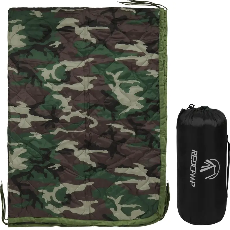 Wobbie Poncho Liner Blanket – Compressible Hiking & Survival Gear 1