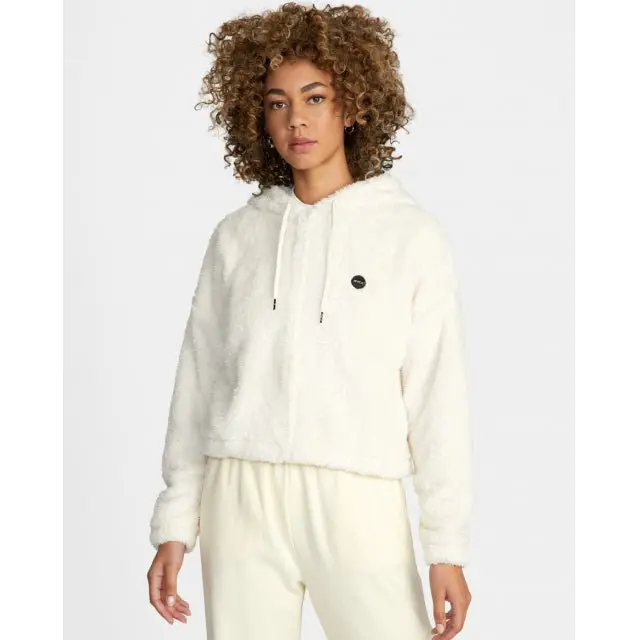 Women'S Fuzzy Zip-Up Jacket 1
