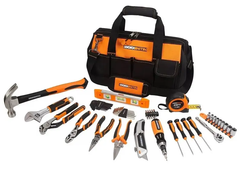 Worx Nitro 53-Piece Professional Tool Set With Heavy-Duty Carry Bag 1