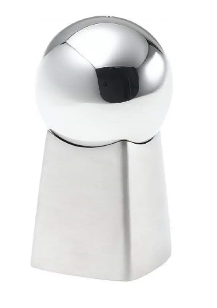 Yamazaki Signature Salt And Pepper Shakers — Premium 18/10 Stainless Steel Duo 1