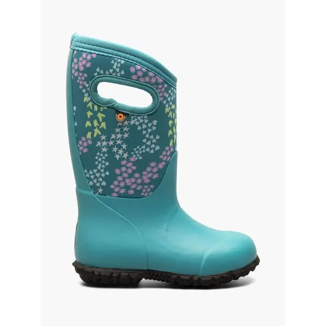 York Star Heart Print Snow Boot For Girls 1