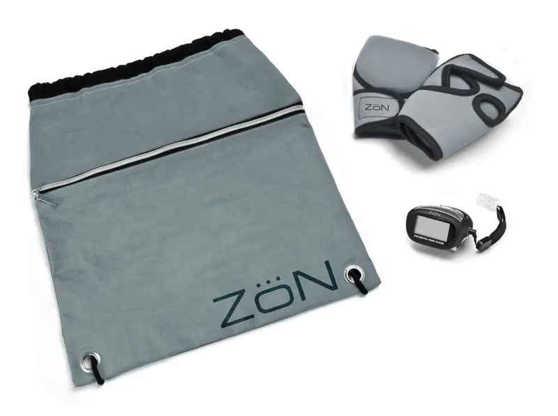 Zon Deluxe Walking Fitness Kit With Weighted Gloves & Digital Pedometer 1