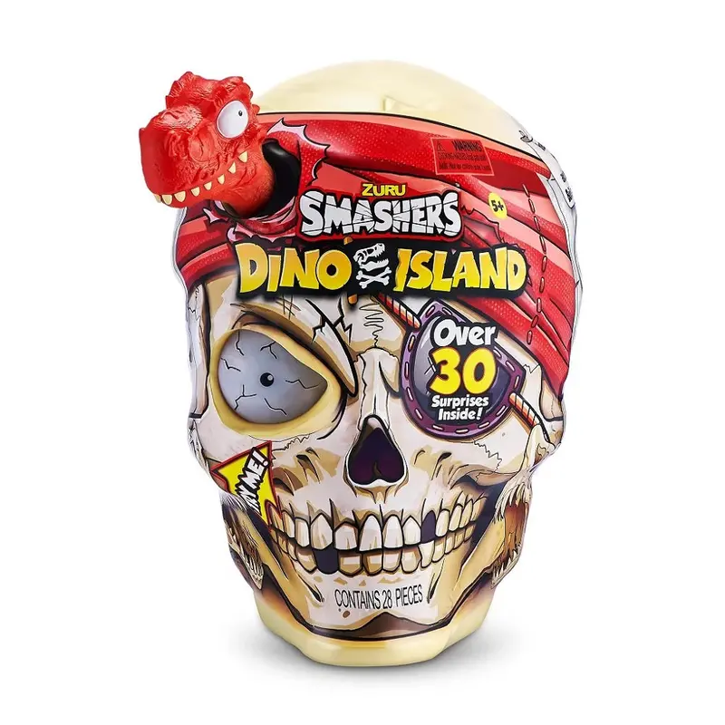 Zuru Smashers Dino Island Skull Toy – Collectible Surprise Set With 34+ Hidden Items 1