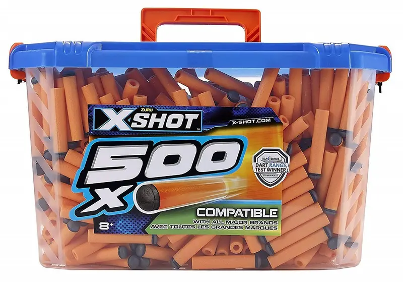 Zuru X-Shot 500-Dart Refill Pack – Universal Compatibility, Orange 1